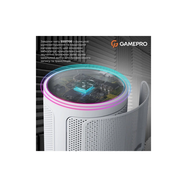 Микрофон GamePro UGM105W White (UGM105W) - изображение 9