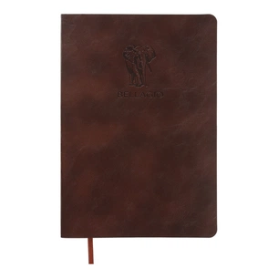 Книга записна Buromax Bellagio 96 аркушів А5 у клітинку коричневий (BM.295118-19) зображення 1