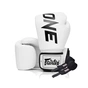 Боксерські рукавички Fairtex BGV1-ONE (натуральна шкіра) White 12 унцій (бинти в комплекті) (BGV1-ONE_12oz_White) - зменшене зображення 1
