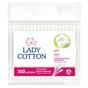 Ватні палички Lady Cotton в поліетиленовому пакеті 300 шт. (4823071621402) - уменьшенное изображение 1