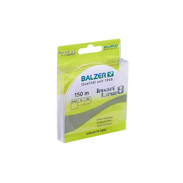 Шнур Balzer Iron Line 8x Yellow 150м 0.24мм 19.5кг (жовтий) (12661 024) - зображення 1