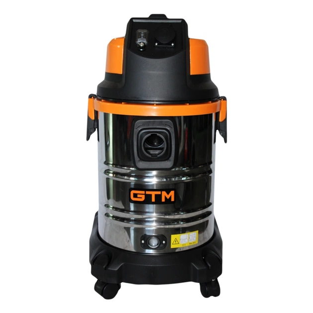 Пилосос будівельний GTM JN 508 сух/волог. 1400Вт/220В, бак 30л (JN 508) - picture 1