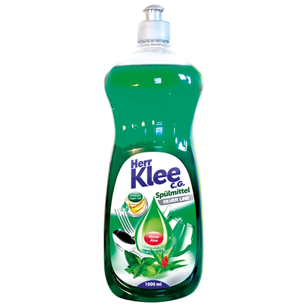 Засіб для ручного миття посуду Klee Minze Aloe 1 л (4260353550461) - зображення 1