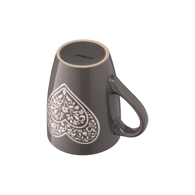 Чашка Ardesto Heart 330 мл Deep Grey (AR3467DGR) - picture 7