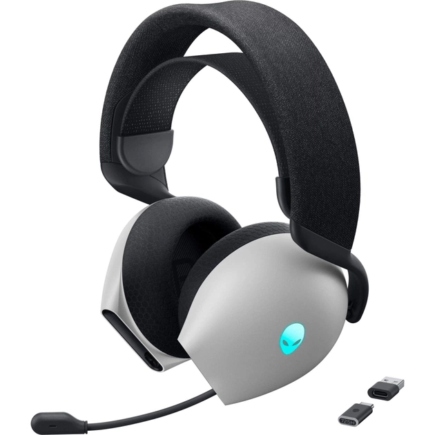 Навушники Dell Alienware Tri Mode AW725H Lunar Light (545-BBFV) - зображення 1