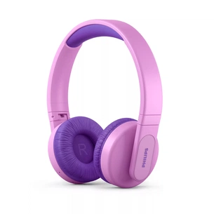 Навушники Philips Kids TAK4206 On-ear Colored light panels Wireless Pink (TAK4206PK/00) зображення 1