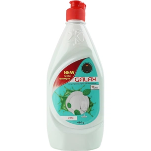 Засіб для ручного миття посуду Galax М'ята 480 г (4823128000600) зображення 1