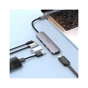 Концентратор HOCO USB-C to HDMI+USB3.0+2xUSB2.0+PD HB27 Metal Gray (6931474769329) - зменшене зображення 5