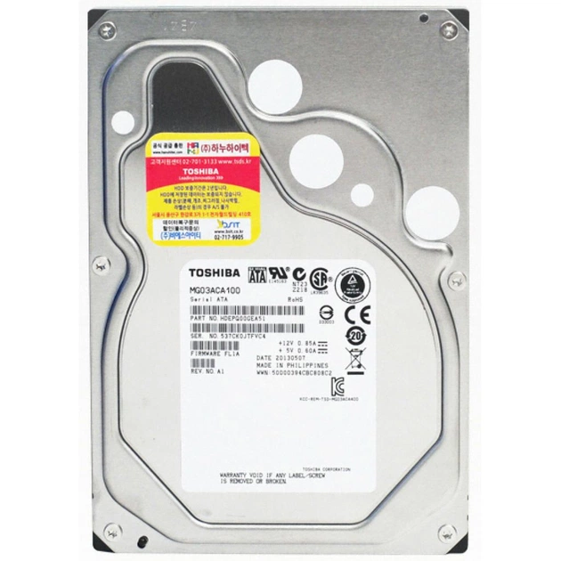 Жорсткий диск 3.5" 1TB Toshiba (MG03ACA100) - изображение 1