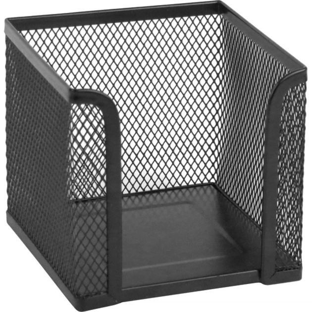 Підставка-куб для листів і паперів Axent 100х100x100мм, wire mesh, black (2112-01-A) - зображення 1