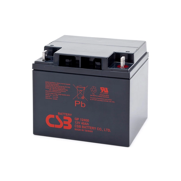 Батарея до ДБЖ CSB 12В 40 Ач (GP12400) - зображення 1