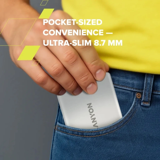 Батарея універсальна Canyon 5000mAh OnPower 500 PD20W Magnetic wireless MagSafe Grey (CNS-CPB500G) - зображення 7