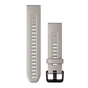 Ремінець до смарт-годинника Garmin fenix 7S, 20mm QuickFit Light Sand Silicone (010-13102-04) - зменшене зображення 1