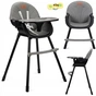 Стілець для годування MoMi Flovi black (KRKA00018) - зменшене зображення 2