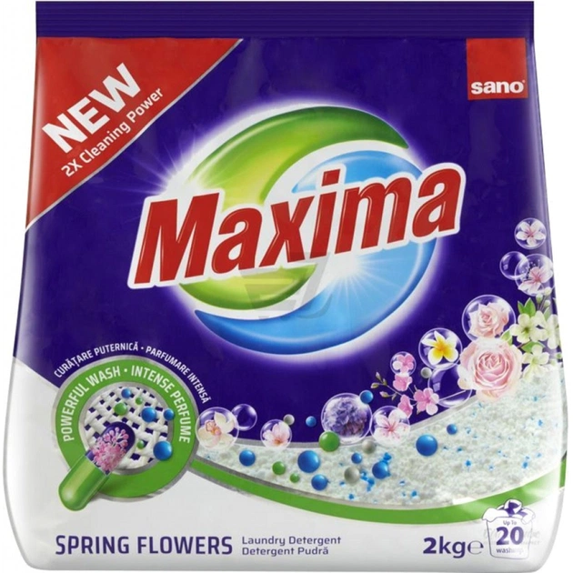 Пральний порошок Sano Spring Flowers 2 кг (7290102991266) - изображение 1