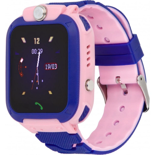 Смарт годинник-телефон Discovery D2000 THERMO pink дитячий з термометром (dscD200thp) - зображення 1
