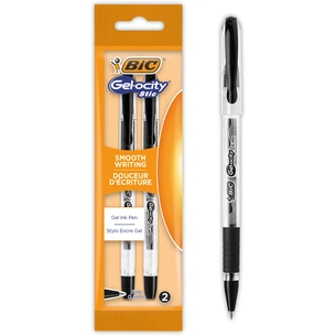 Ручка гелева Bic Gel-ocity Stic 0,5 мм 2 шт чорна (bc989708) зображення 1