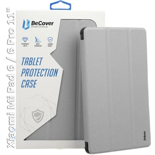 Чохол до планшета BeCover Tri Fold Soft TPU Silicone Xiaomi Mi Pad 6 / 6 Pro 11" Gray (709672) зображення 1