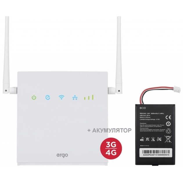 Маршрутизатор Ergo R0516 w/battery - зображення 1