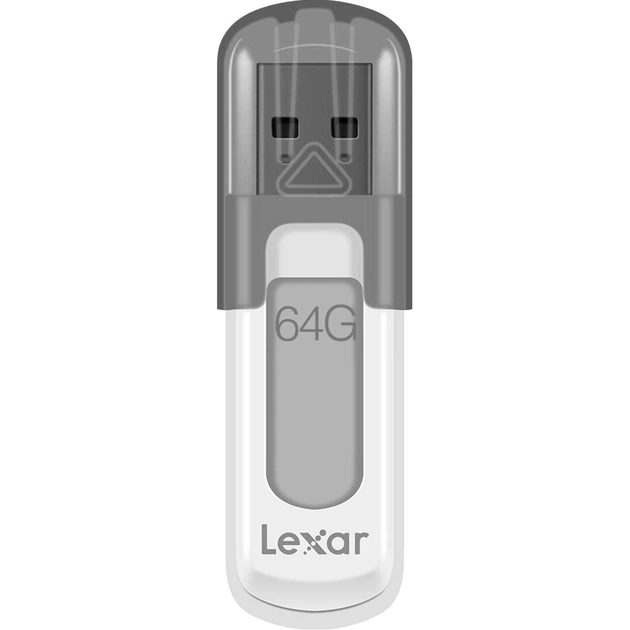 USB флеш накопичувач Lexar 64GB V100 USB 3 (LJDV100-64GABGY) - зображення 1