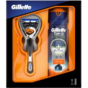 Набір для гоління Gillette Бритва Fusion ProGlide Flexball+Гель для бритья Sport 170 мл (7702018423453) зображення 1