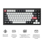 Клавіатура Keychron Q1 HE Magnetic Switch RGB UA Black (Q1H-M1-UA) - зменшене зображення 7