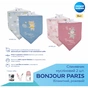 Слинявчик Canpol babies Bonjour Paris 2 шт Рожевий (26/900_pin) - зменшене зображення 6