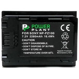 Акумулятор до фото/відео PowerPlant Sony NP-FZ100 2280mAh (CB970117) зображення 1