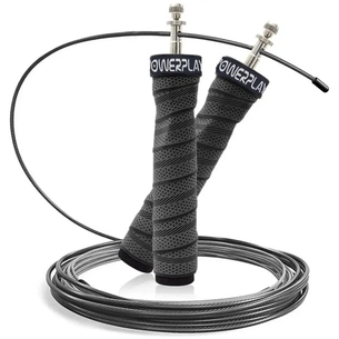 Скакалка PowerPlay 4208 швидкісна Чорна (PP_4208_Black) зображення 1