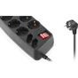 Мережевий фільтр живлення REAL-EL REAL-EL RS-10 Protect, 1.8m, black (EL122300038) - зменшене зображення 3