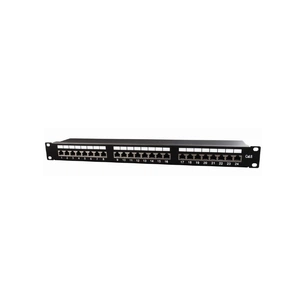 Патч-панель Cablexpert 19" 24xRJ-45 FTP cat.6, 1U, тип 110 (NPP-C624-002) изображение 1