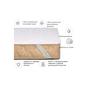 Наматрацник MirSon № 965 Natural Line Стандарт Cotton 80x190 см (2200000834973) - зменшене зображення 2