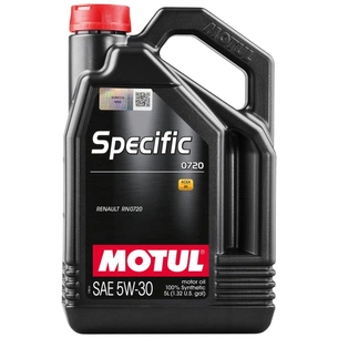 Моторна олива MOTUL Specific 0720 SAE 5W-30, 5л зображення 1