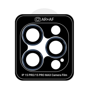 Скло захисне Armorstandart Camera Pro Apple iPhone 15 Pro / 15 Pro Max Blue Titanium (ARM73320) зображення 1