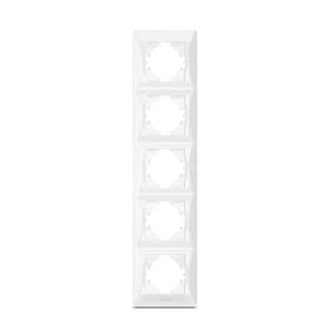 Рамка Videx BINERA біла 5 поста (VF-BNFR5V-W) изображение 1