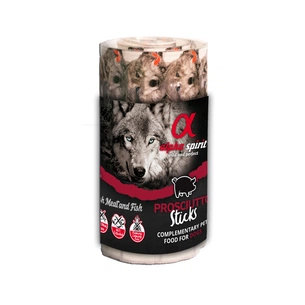 Ласощі для собак Alpha Spirit DOG Sticks Prosciutto напіввологі з прошуто, палички 160 г (8436586310486) зображення 1