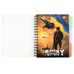 Блокнот Yes А5 Army Ukraine 144 аркуша пластикова обкладинка (681959) зображення 1