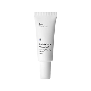 Патчі під очі Sane Probiotics + Vitamin C Brightening & Depuffing Eye Patch Рідкі 10 мл (4820266830076) зображення 1