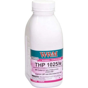 Тонер WWM HP CLJ CP1025/Canon LBP 5050/7100, 35г Magenta (HP1025M) зображення 1