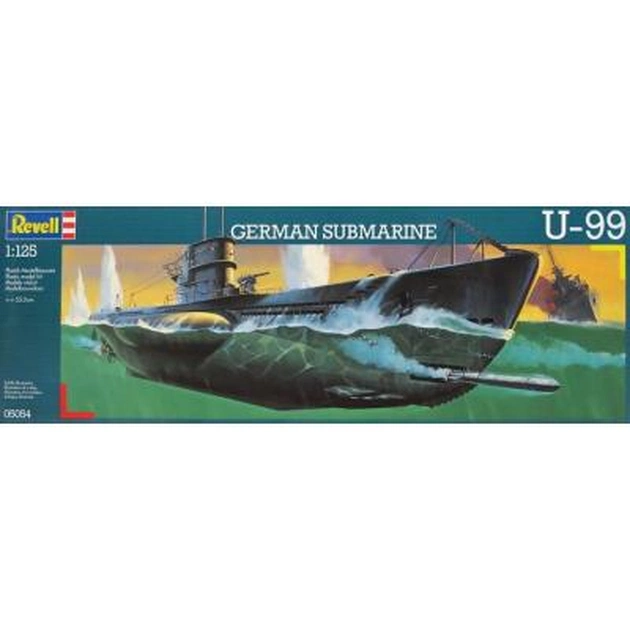 Збірна модель Revell Німецький підводний човен U99 U-Boat 1:125 (5054) - изображение 1