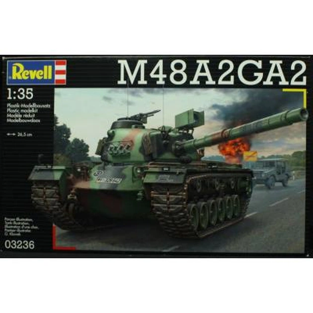 Збірна модель Revell Танк M48 A2GA2 1:35 (3236) - зображення 1