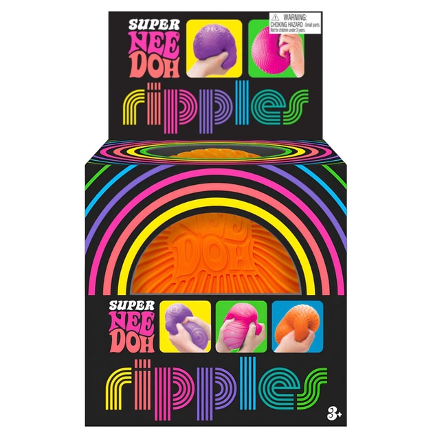 Антистрес NeeDoh серії Super – Яскраві хвилькі (помаранчевий) (RSPND-5) - зображення 4