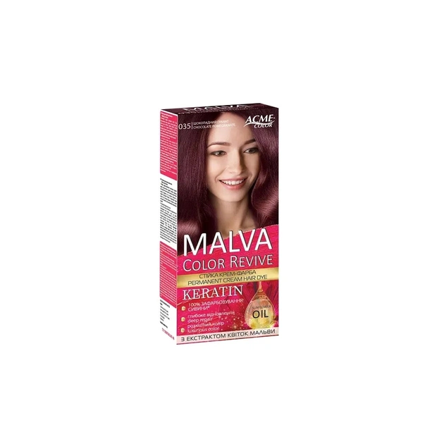 Фарба для волосся Acme Color Malva Color Revive Стійка 035 - Шоколадний гранат (4823115502988) - зображення 1