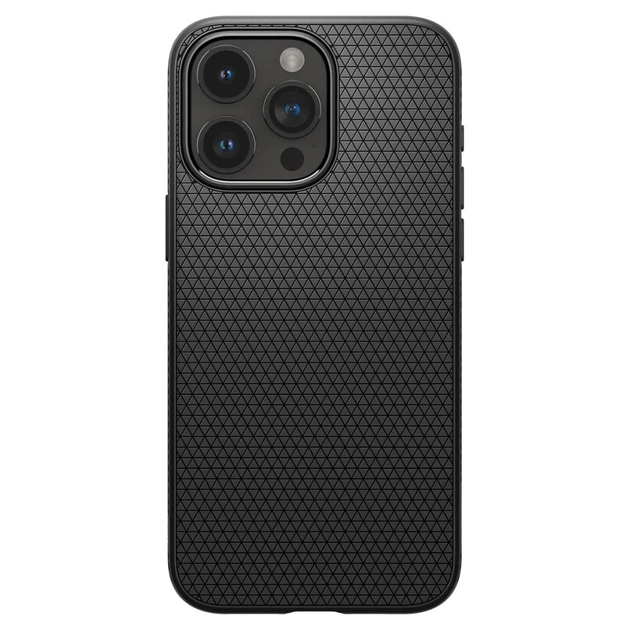 Чохол до мобільного телефона Spigen Apple iPhone 15 Pro Liquid Air Matte Black (ACS06704) - изображение 1