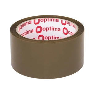 Скотч Optima 48 мм х 60 м х 40 мкм, коричневий (O45319) зображення 1