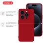 Чохол до мобільного телефона Intaleo SoftShell Apple iPhone 15 Pro Red (1283126585340) - зменшене зображення 3