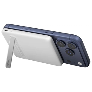 Універсальна мобільна батарея Belkin Magnetic Kickstand 5000mAh 20W White (BPD011HQWH) зображення 1
