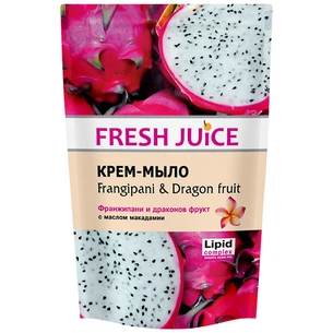 Рідке мило Fresh Juice Frangipani & Dragon Fruit дой-пак 460 мл (4823015923357) зображення 1