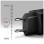 Зарядний пристрій AXAGON 1xUSB QC3.0 + 1xUSB-C PD20W black (ACU-PQ20) - зменшене зображення 4