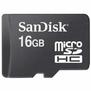 Карта пам'яті SanDisk 16GB microSD class 4 (SDSDQM-016G-B35) зображення 1